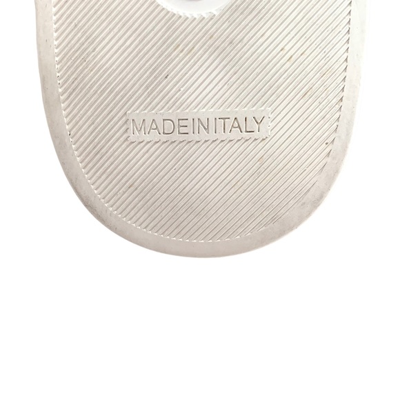 Chanel White Beaded Braided Sandal Slides - Picture 9 of 9